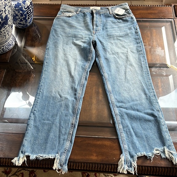 We the Free Maggie Ripped Crop Straight Leg Jeans - Picture 6 of 12